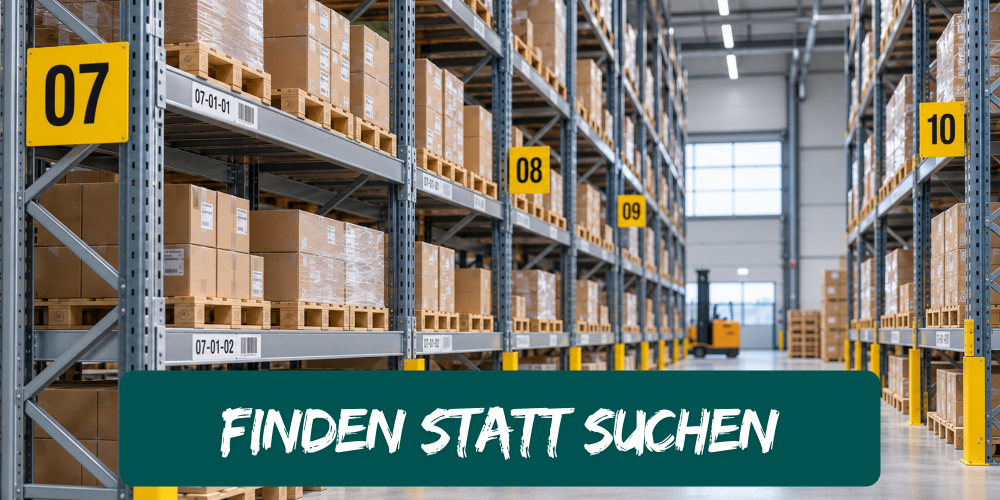 Gangbeschilderung zur Orientierung im Lager