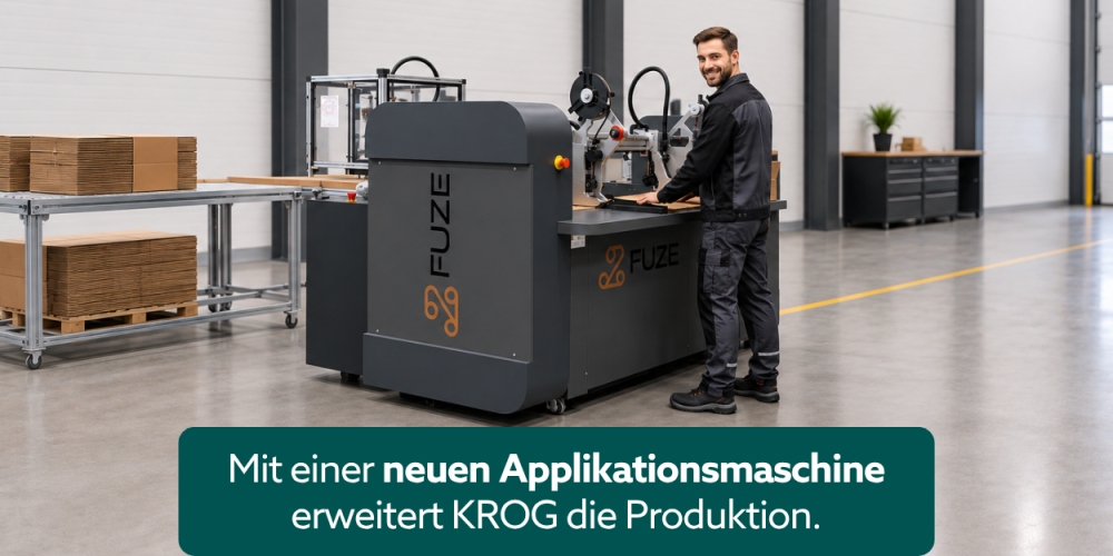 Neue Applikationsmaschine KROG