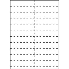 Perforierte Etiketten für Etikettenhalter