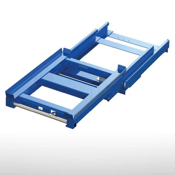 Mesh Box System KROG beam mounted pull-out-unit for wire mesh boxes up to 1,000 kg