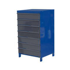 Metal panelling for compact pull-out rack| 75 kg 800 x 800 mm