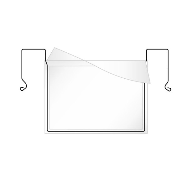 Drahtbügeltaschen DIN A5 quer mit Klappe