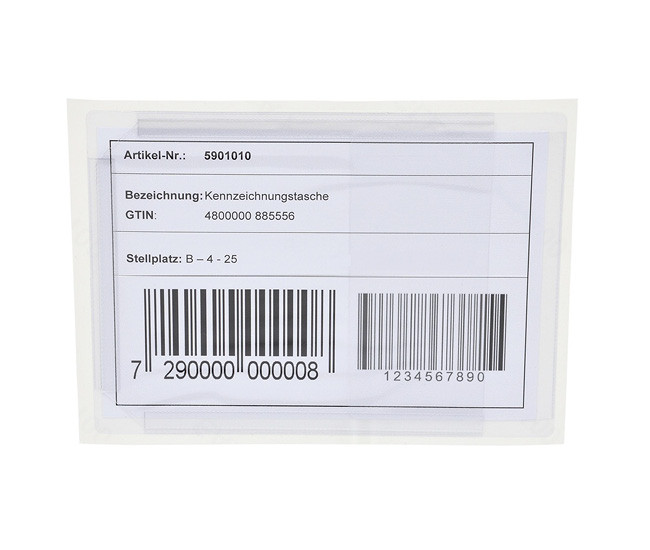 Soft self-adhesive pockets 