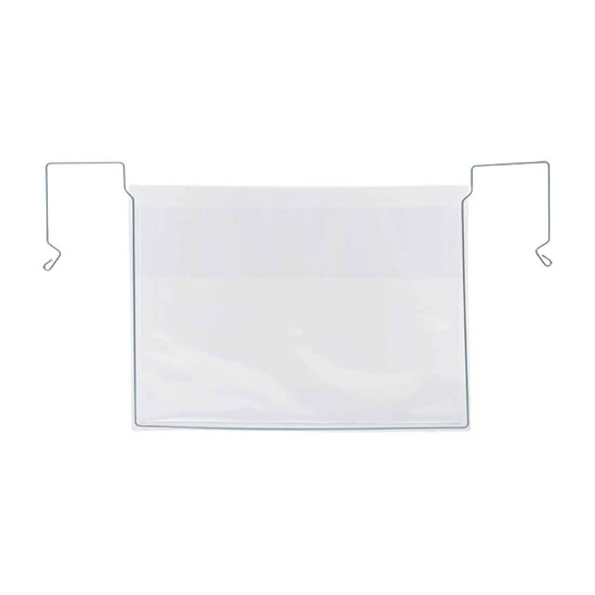 Drahtbügeltaschen DIN A4 quer mit Klappe