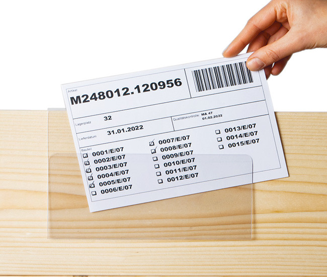 Stable pockets for pallet collars - open