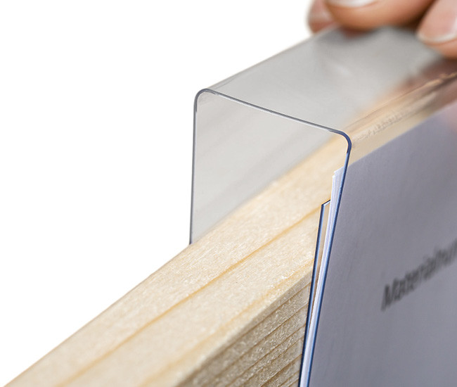 Stable pockets for pallet collars - closed