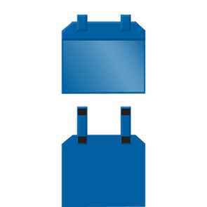 Gitterboxtaschen mit Magnetverschluss