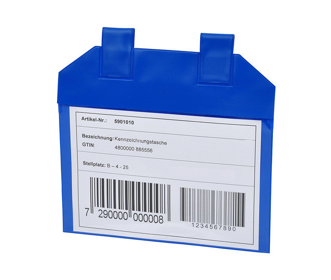 Pockets for wire boxes with magnets