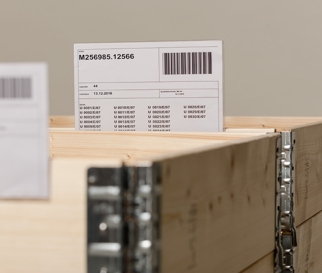 Signs for pallet collars 