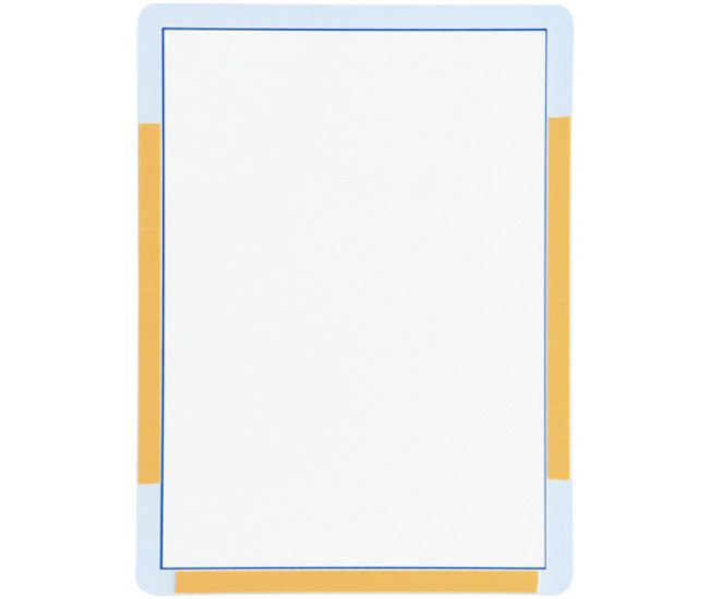 Self-adhesive information frames