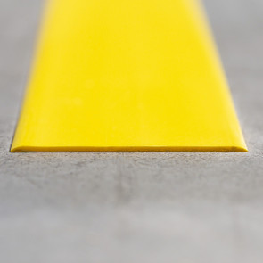 Floor marking tape - rounded edges