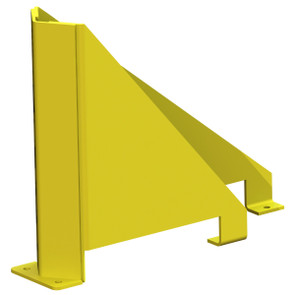 Collision protection for shelf racks