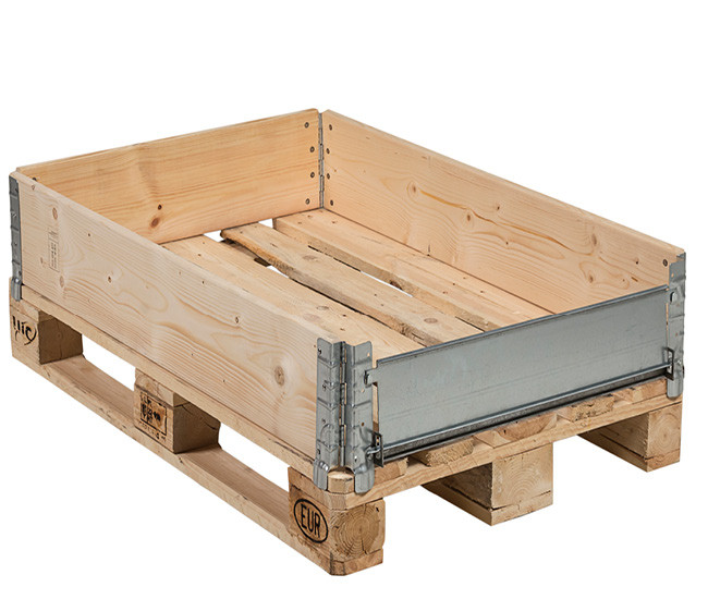 Holzaufsatzrahmen mit Metall-Klappe