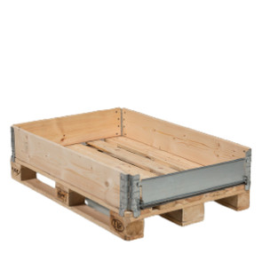 Holzaufsatzrahmen mit Metall-Klappe