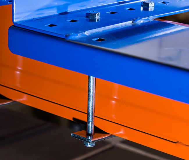 Beam mounted pull out unit - heavy load 