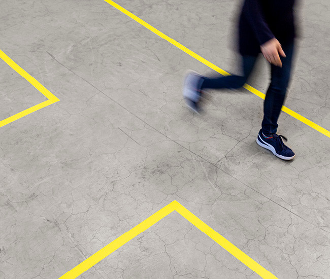 Floor marking tape - standard