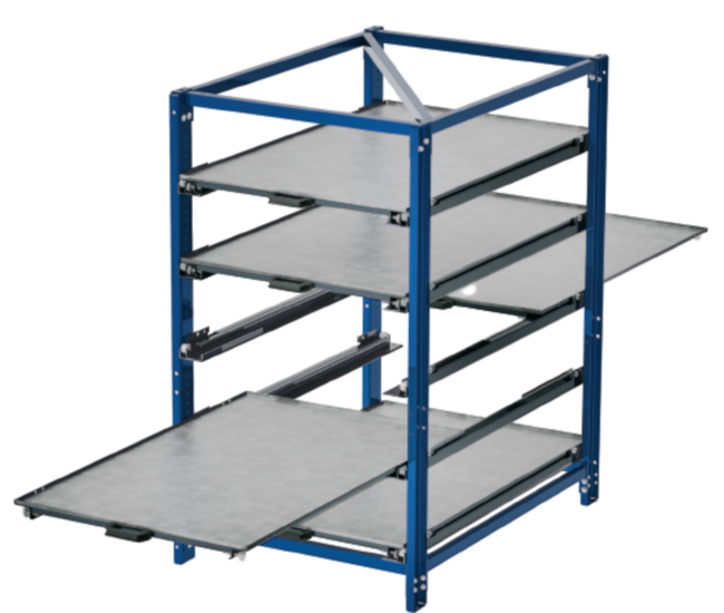 Compact pull-out rack 200 kg two-way 