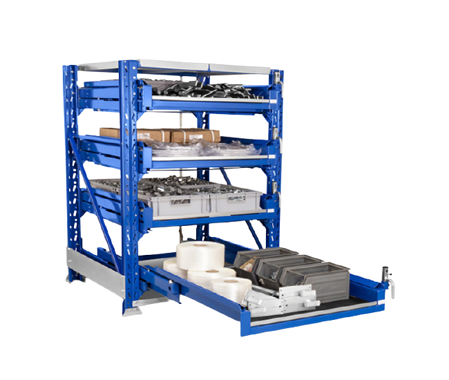 Heavy duty pull out rack