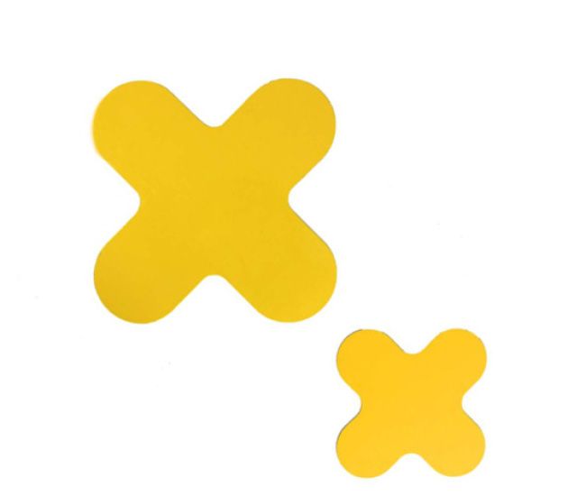 Floor marking symbol - X-piece