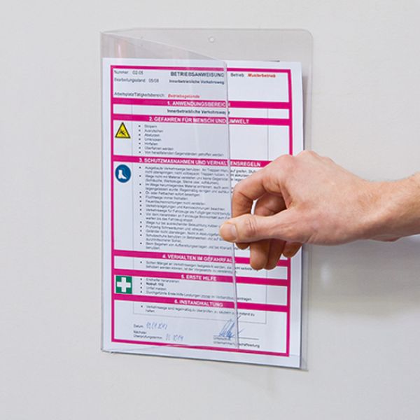 Magnetic information boards - foldable