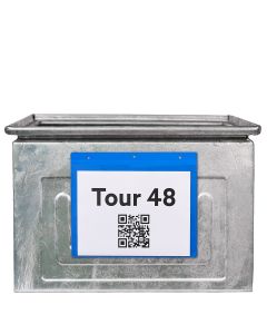 Magnetic pocket on a transport box