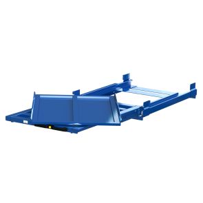 Rotatable pallet pull out unit