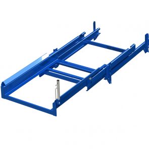 Upright hanging pull-out unit with handle