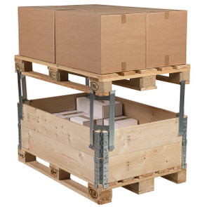 Distanzhalter Aufsatzrahmen - Palette beladen