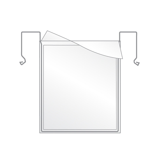 Pockets with wire hangers - DIN A4