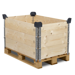 Holzaufsatzrahmen mit ECO Stapelecken