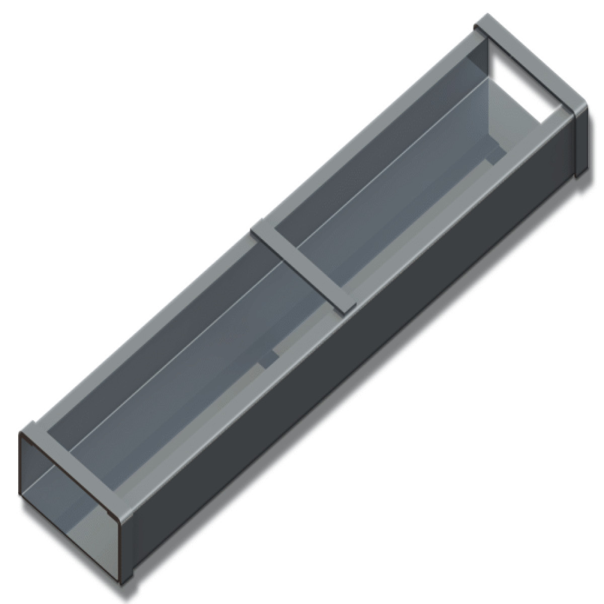 Forklift pocket for compact rack