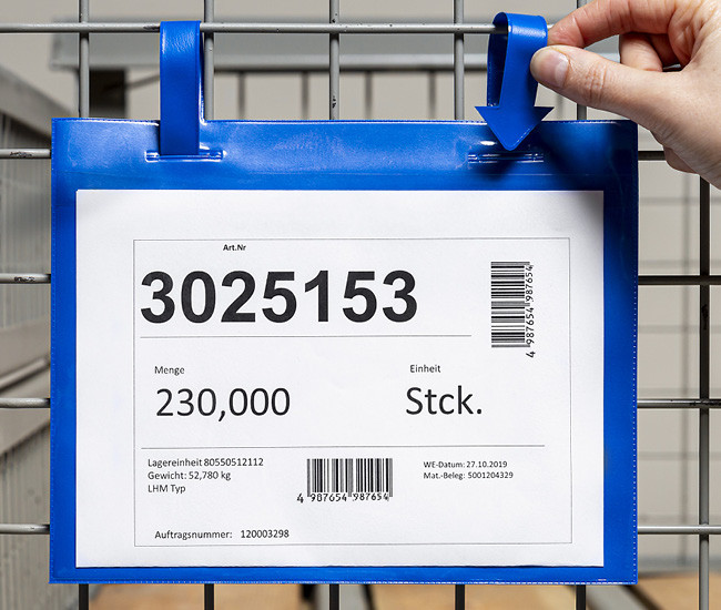 Gitterboxtaschen mit Laschen