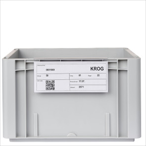 Stable pockets for plastic boxes