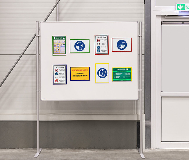 Magnetic information boards
