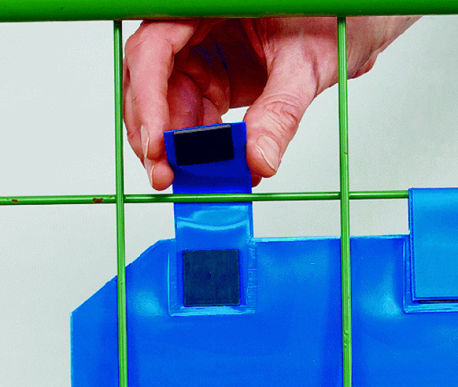 Gitterboxtaschen mit Magnetverschluss