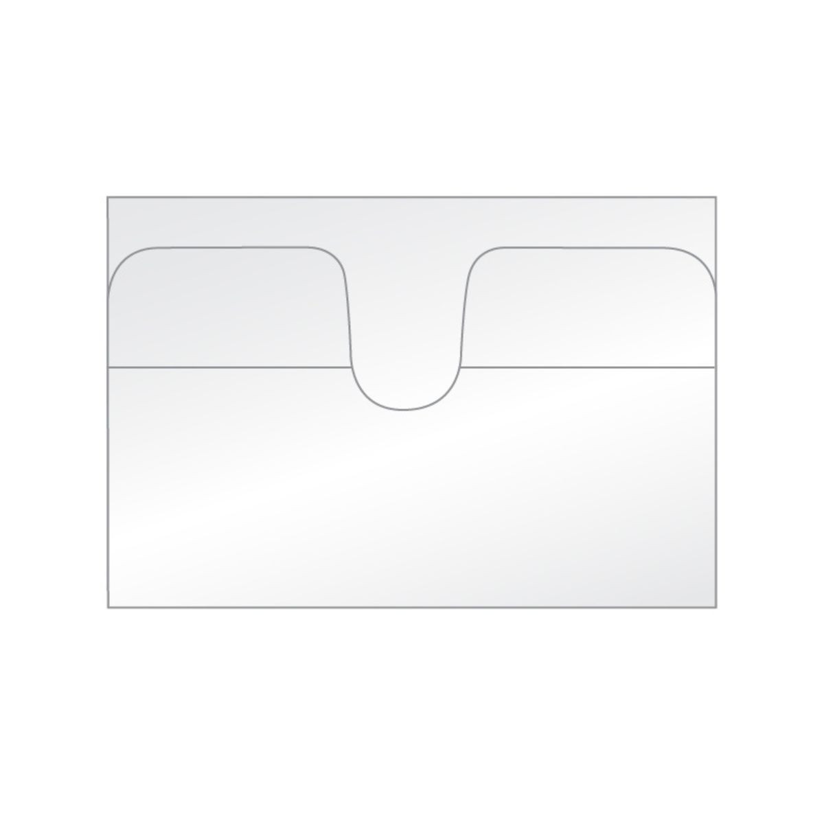 Stable self-adhesive pockets