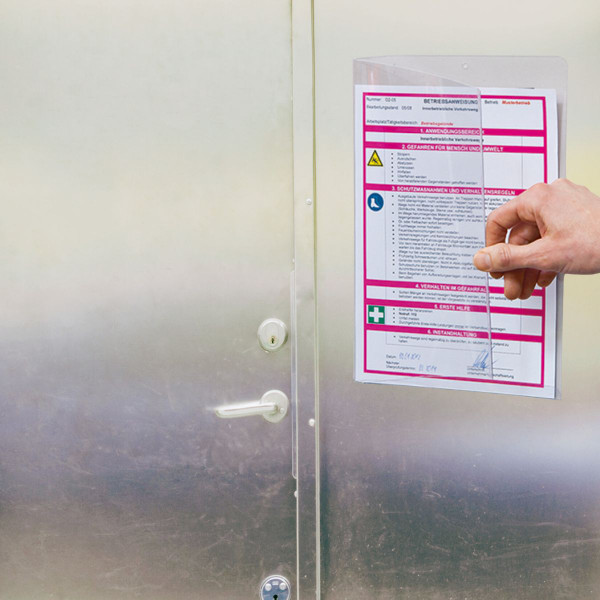 Magnetic information boards - foldable