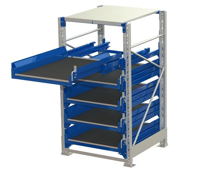 Heavy duty pull out rack