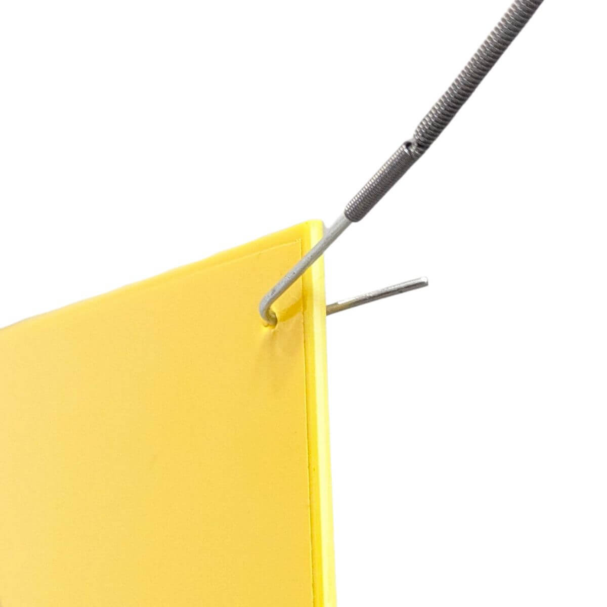 Tension springs for hanging signs