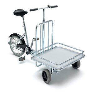 Lagerfahrrad Modell 21 mit Ladefläche