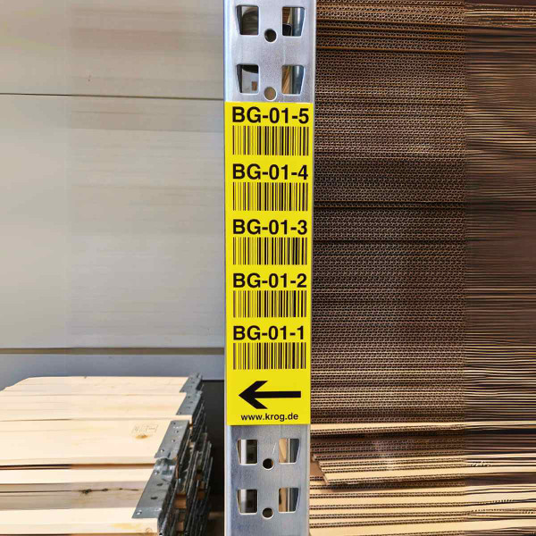 Multi-level location rack sign