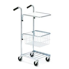 Miniwagen mit einem Korb und einer Etage