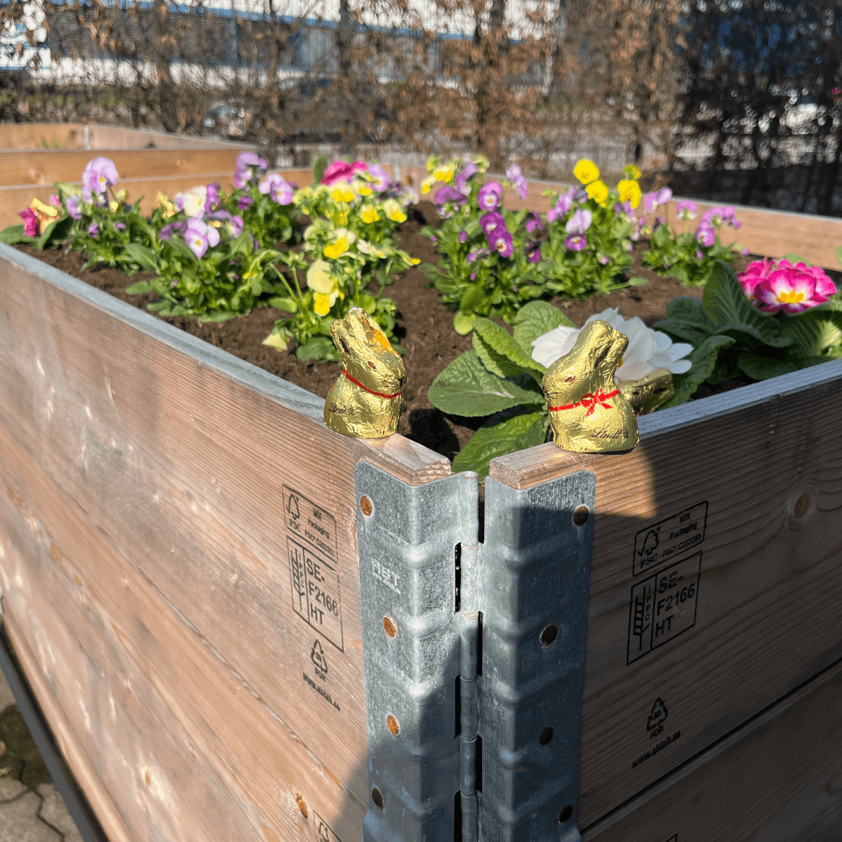 Hochbeet Palettenrahmen