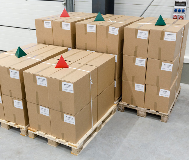 Pyramids for pallets