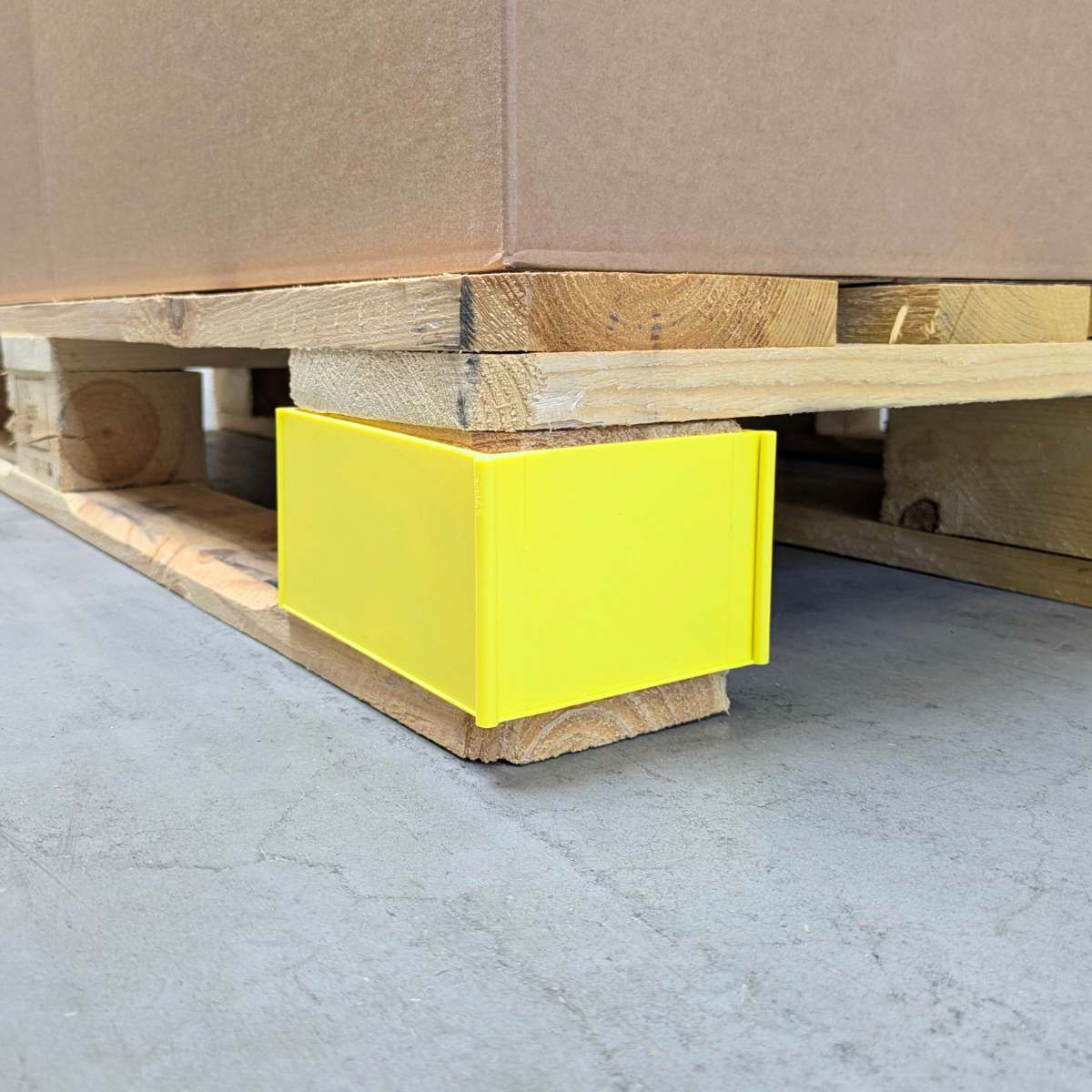 Palettenfußspange gelb