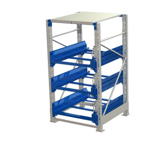Heavy duty pallet pull-out rack