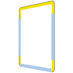 Self-adhesive information frames