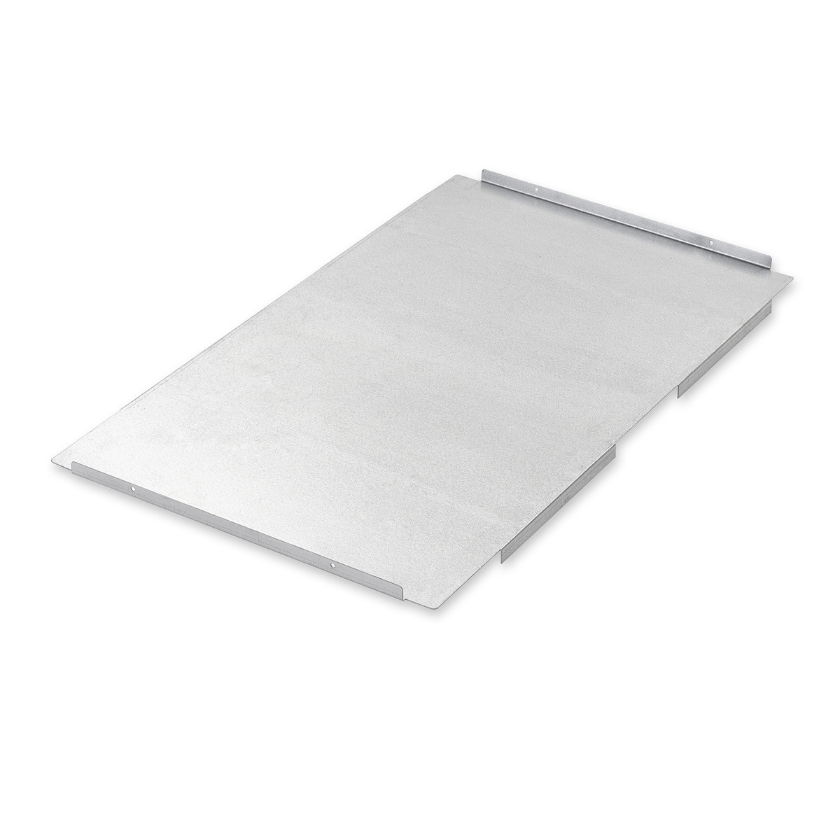 Geschlossener Stahlboden mit umlaufenden Rand