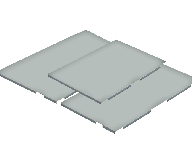 Steel bottom for XL-pull-out unit