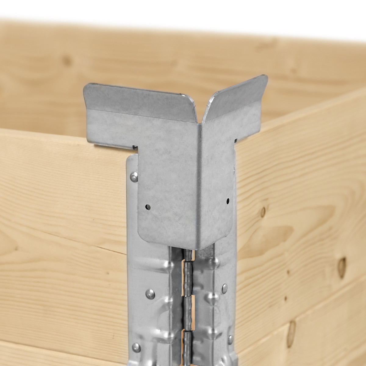 Stapelecken aus Metall